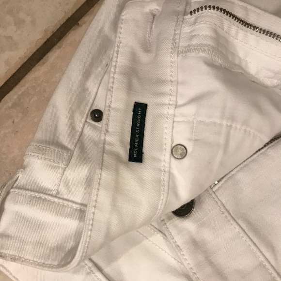 Lauren Ralph Lauren Straight Leg White Jeans 10 - Picture 3 of 9